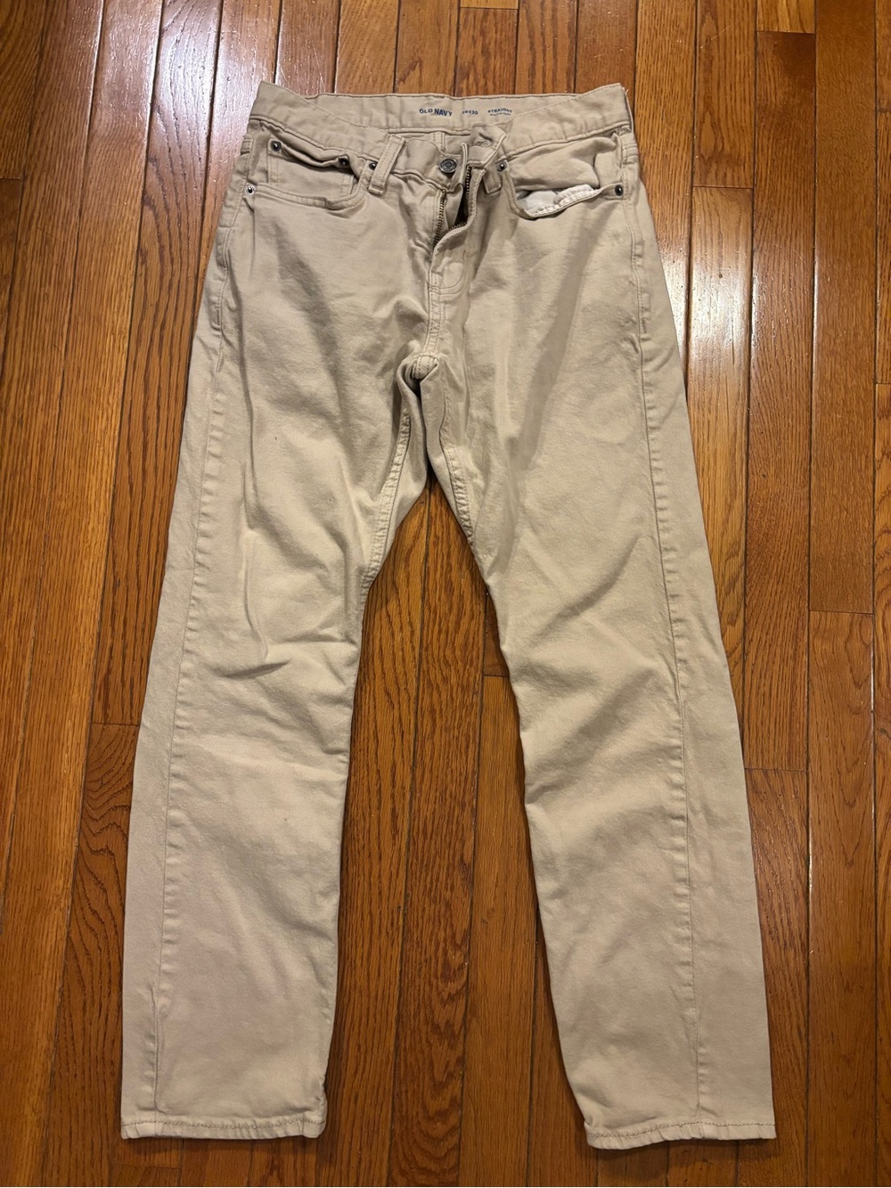 Old Navy Men's Khaki Straight-Leg